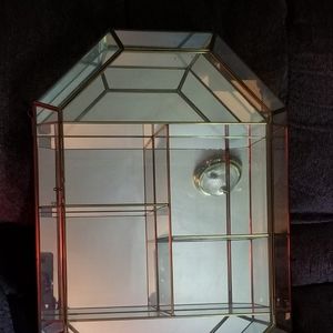 Wall Curio Mirror Cabinet